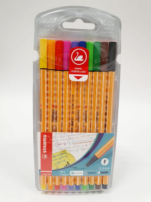 מארז עטים 0.4 צבעוני - STABILO