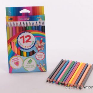 12 עפרונות גמבו צבעוני