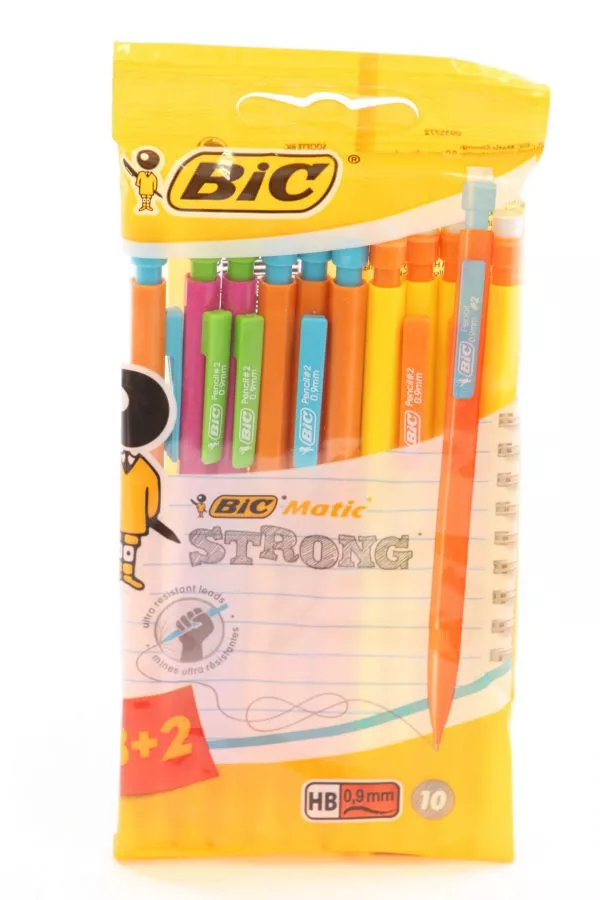 מארז 10 יחידות עפרון מכני מאטיק 0.9