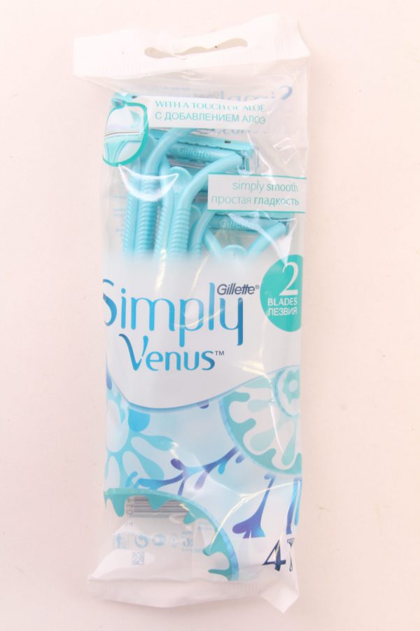 VENUS SIMPLY סכיני גילוח חד פעמי