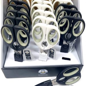 מספריים לעוף - דגם שחור לבן