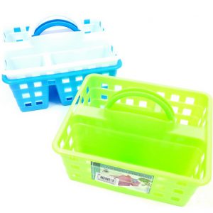 סלסלת אירגונית 3 תאים עם ידית