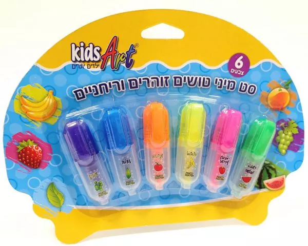 מיני טושי הדגשה ריחניים - קידס ארט
