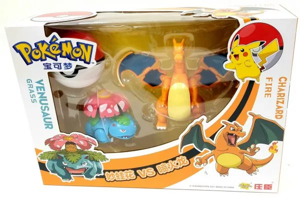 בובות פוקימון VENUSAUR&CHARIZARD