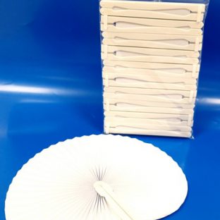 מארז הפתעות - מניפות נייר לבנות